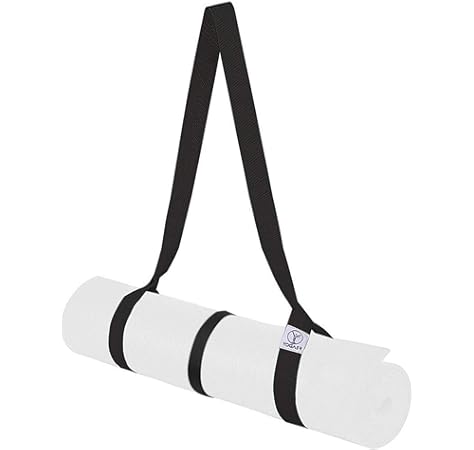 use yoga strap to carry mat