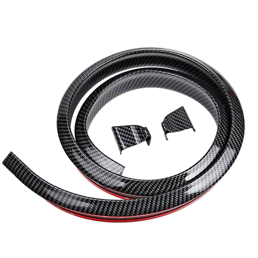 Buy BRLIGE Universal Glossy Carbon Fiber Trunk Spoiler Wing Rear Roof