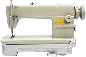 Liffshsy DDL-6150 Head High Speed Straight Stitch Sewing Machine, Industrial Leather Sewing Machine Heavy Duty Leather Fabrics Sewing Fuel Powered, Not Include Motor (DDL-6150-H)