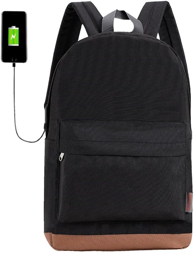 BAGGS Men's 15 Inch Laptop Backpack Computer Male School Backpacks Rucksacks Leisure