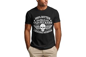 bamgen Old Fuckers Club Shirt Vintage 100% Bitter Lifetime Member T-Shirt