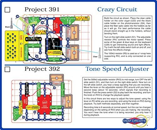 snap circuits deluxe light and sound combo