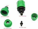 QRJ Kitchen Tap Hose Connector Green ABS 11x5.5x5.5cm Universal view 2