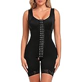 Voxshe Women's Fajas Colombianas Body Shaper Tummy Control Adjustable Compression Garment With Open Crotch SW05，Black