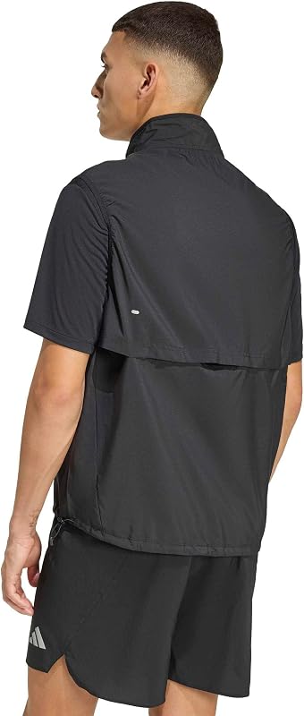 Homme Adi365 Running Essentials Vest Coat, black, M
