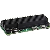 Geekworm Raspberry Pi Zero 2 W Heatsink C296, 10mm Aluminumn Alloy Heatsink Radiator Compatible with Raspberry Pi Zero 2W / P