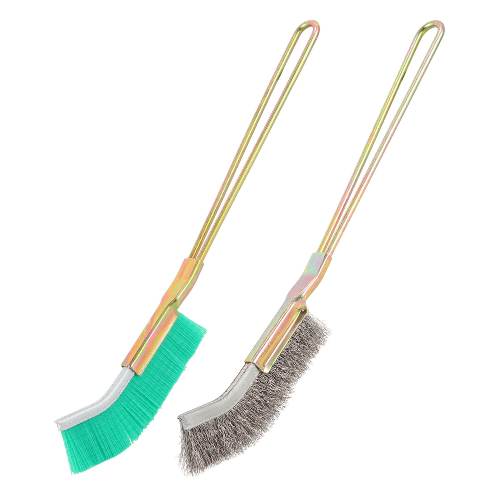 SUPVOX Aquarium Cleaning Brush, 2pcs Fish Tank Cleaning Brush Algae Scraper Small Fish Tank Cleaner Long Handle Fish Tank Scrubber for Aquariums Home