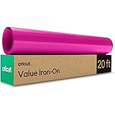 Cricut® Value Iron-On - Magenta (12 in x 20 ft) - HTV Heat Transfer Vinyl