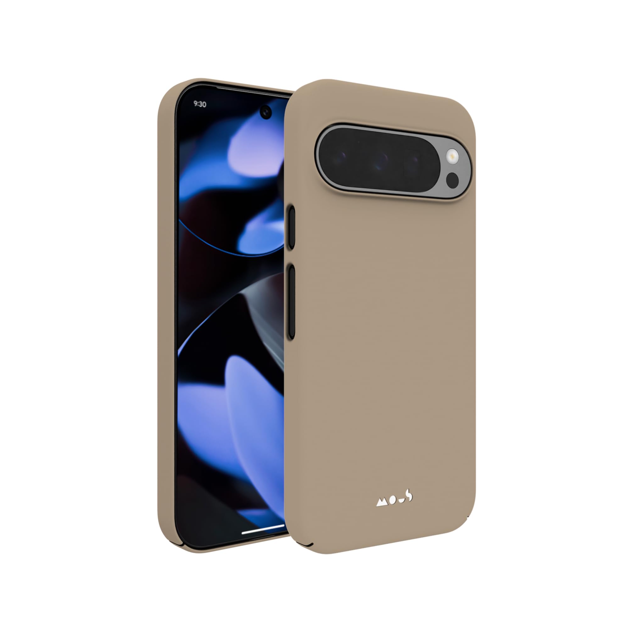 Mous for Google Pixel 9 Pro XL Case MagSafe Compatible - Super Thin - Magnetic Phone Cover - Warm Taupe