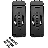 YCYU 2-Pack Knife Clip Holster Tactical Belt Buckle Kydex Universal Utility EDC Clip Camping Mag Pouches Sheath Tool