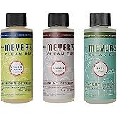 Mrs. Meyer&rsquo;s Clean Day 4x Concentrated Laundry Detergent Variety Pack, Basil + Lavender + Lemon Verbena, 2 FL OZ each