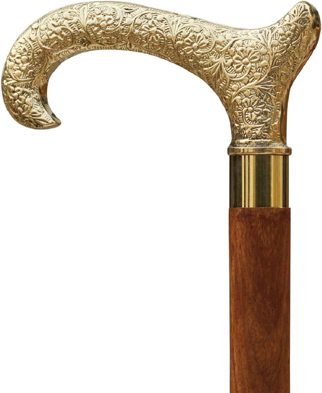 eStorehunt Walking Stick/Cane 37 Inches Artfully Handcrafted Derby Canes and Walking Sticks with Brass Handle