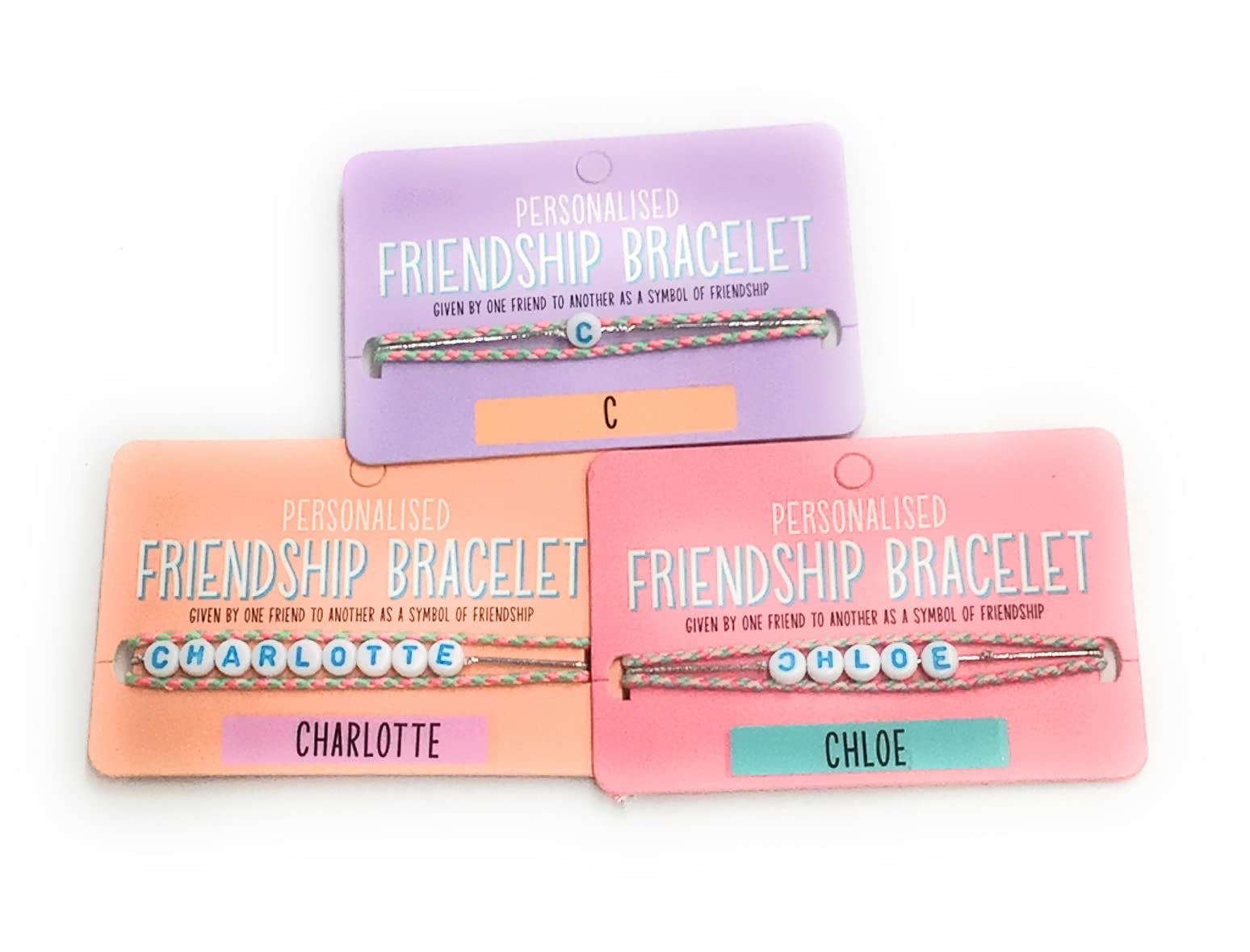 garden gate 'C' Friendship Bracelet, Birthday, Friends, Christmas,gift, present, Easter, Any Occasion