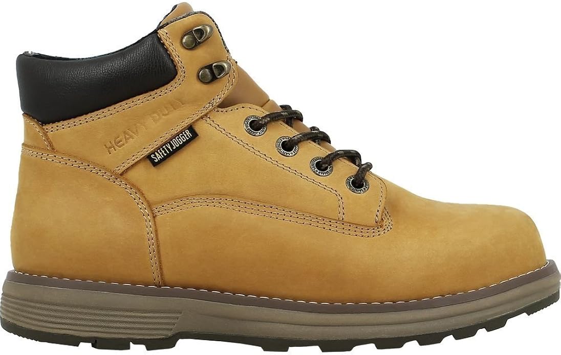 Safety Jogger Meteor Safety Shoe S3 SRC HRO, Dark Brown, Leather size