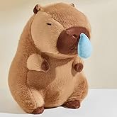JPORSHU Capybara Plush Toy，12inch Cute Capybara Plush ， Kawaii Capybara Stuffed Animal and Home Decor Gifts