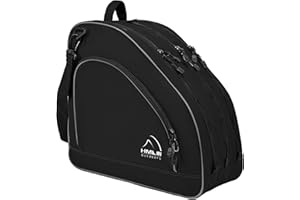 HMLIN OUTOOORS Roller Skate Bag - Adjustable Shoulder Strap, Large Capacity for Adults - Carry Inline/Figure/Quad/Roller Skate Accessories