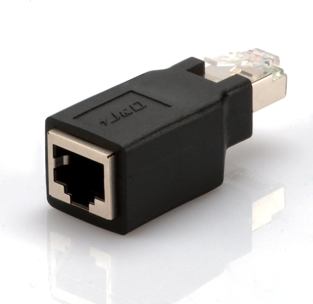 Crossover Adapter, J&D RJ45 / 8P8C Male to Female