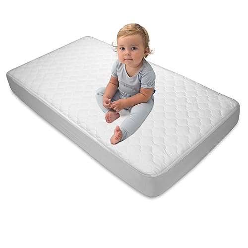 Sealy Baby Stain Protection Fitted Waterproof Infant Crib Mattress