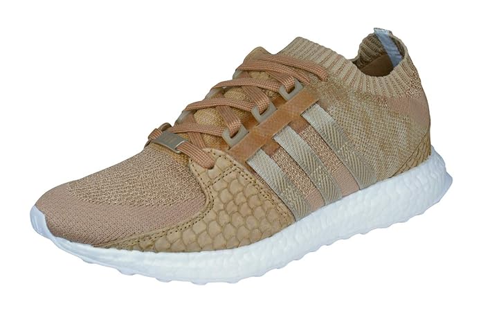 adidas Herren EQT Unterstützung Ultra P Flach Schnürschuhe Turnschuhe mit Primeknit Ober,Lederkragen,Vorfuß und Überlagerunge