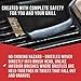 Kandu Kitchen Grill Brush and Scraper - Long 14 Inch Handle, Sharp Stainless Steel Scraper Blade, Strong BBQ Wire Bristles - Makes A Great Gift for All Grill Types