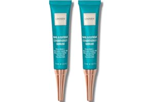 ONSEN SECRET Onsen Nail & Cuticle Cream Treatment w/Japanese Tsubaki, Jojoba & Lavender Oil, Shea Butter – Strengthens Nails, Softens Cuticles - Daily Repair Care (2 Count/15 ml)