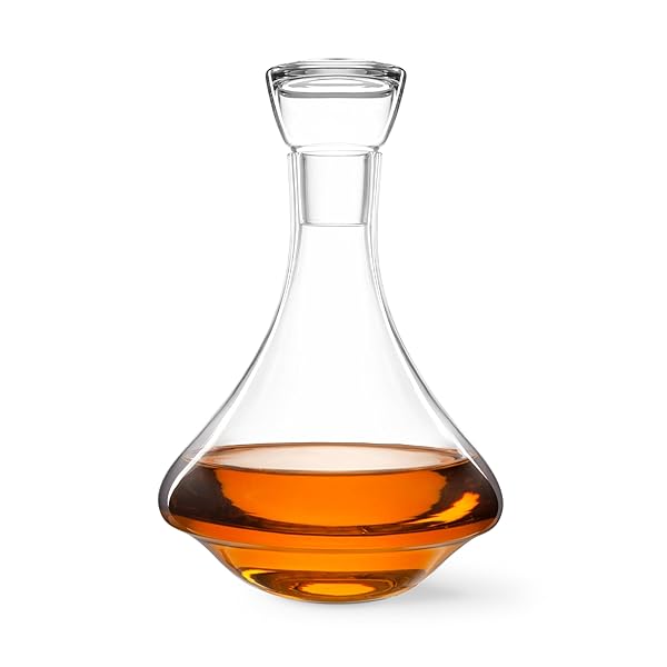 FINAL TOUCH REVOLVE SPINNING & ROTATING SPIRITS DECANTER...