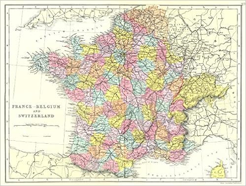Alsace Lorraine France Map France Belgium Switzerland. France Without Alsace Lorraine. Bacon - 1895 -  Old Map - Antique Map - Vintage Map - France Maps: 0887440312098: Books -  Amazon
