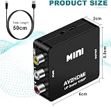 AXFEE RCA to HDMI Converter 1080P 720P USB Power PAL NTSC AV to HDMI view 2