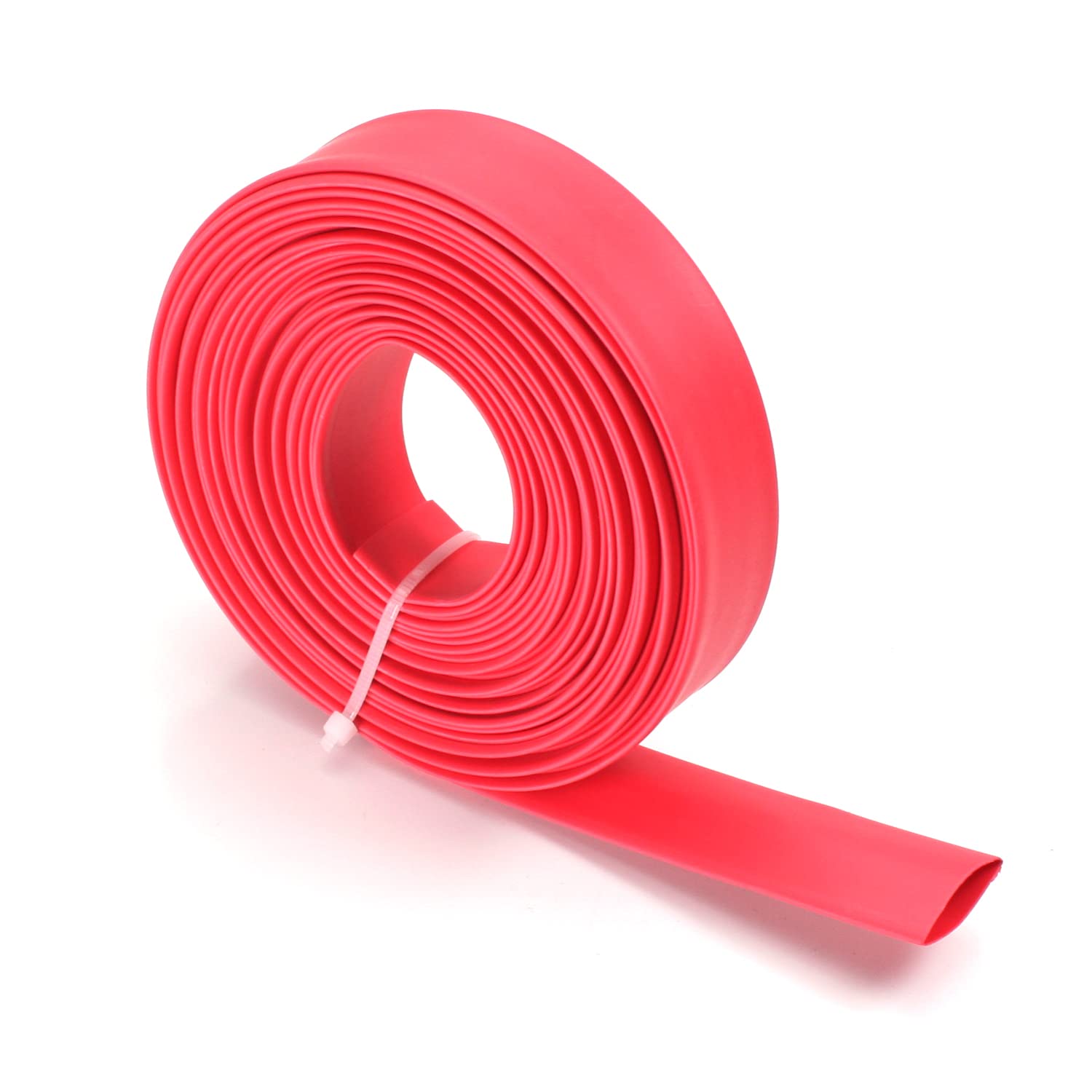 Othmro 1pc Heat Shrink Tubing, 13mm ID Shrink Tube Electric Insulation Tube, 2:1 Ratio Heat Shrink Sleeving Cable Protector—Red (Length: 5m)
