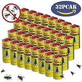 ALLMILL Fly Paper Strips,Fly Catcher Trap,Fly Trap,Fly Paper Ribbon,Fly Bait,Sticky Fly Ribbons,Sticky Fly Strips, Flying Killer-32PCS