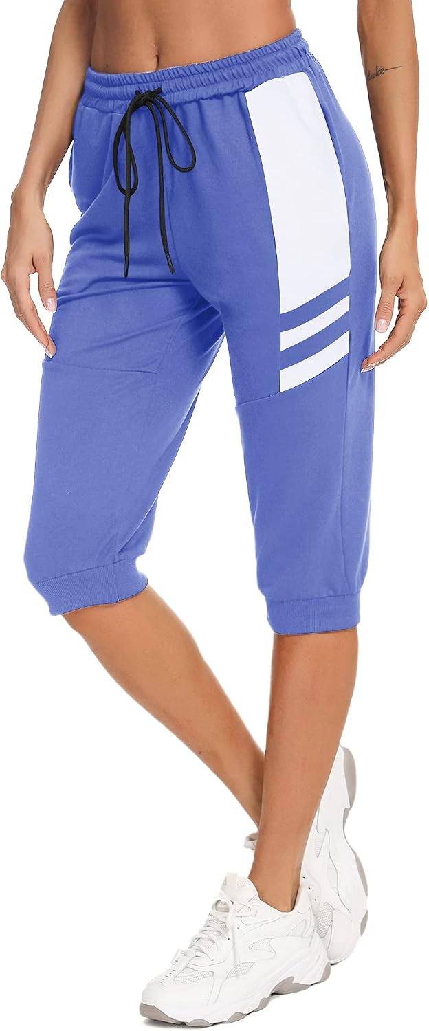 Ströebele SES Pantacourt 3/4 Coton Femme - Confort Et Style Noir