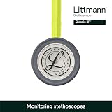 Littmann Classic III Monitoring Stethoscope Lemon-Lime Tube 27 inch 5839 view 4