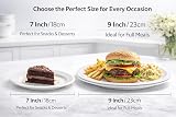 1ABOVE 100 Pack 9-Inch White Disposable Paper Plates 23cm view 8