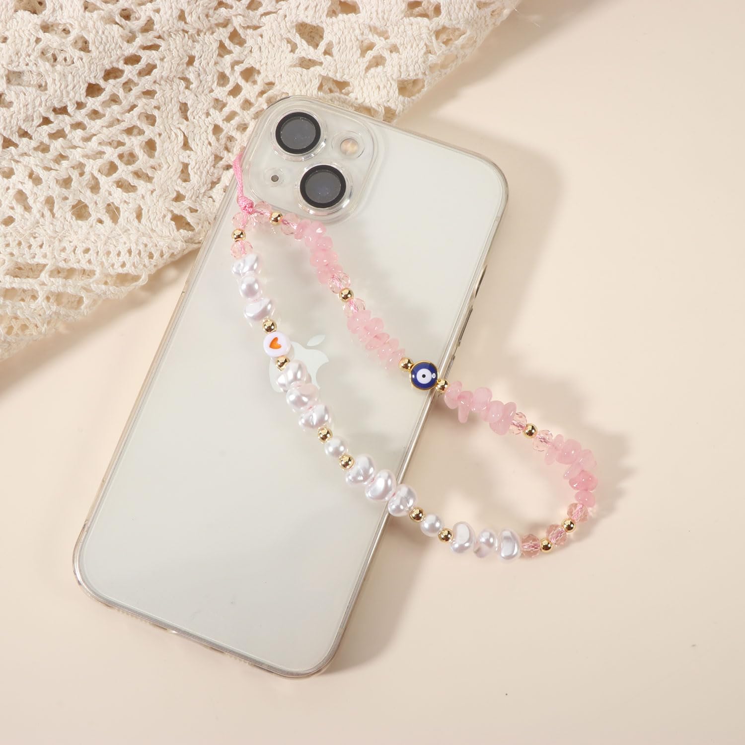 Evil Eye Phone Charm Strap Cell Phone Lanyard Phone Charms Strap Beaded Phone Charms Evil Eye Phone Lanyard Crystal Phone Strap Evil Eye Phone Chain Preppy Phone Charm Kawaii Phone Keychain
