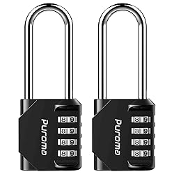 Puroma 2 Pack 2.6 Inch Long Shackle Combination