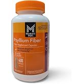 Member's Mark 100% Natural Psyllium Husk Fiber Capsules, Digestive Health, 400 Count (Pack of 1)