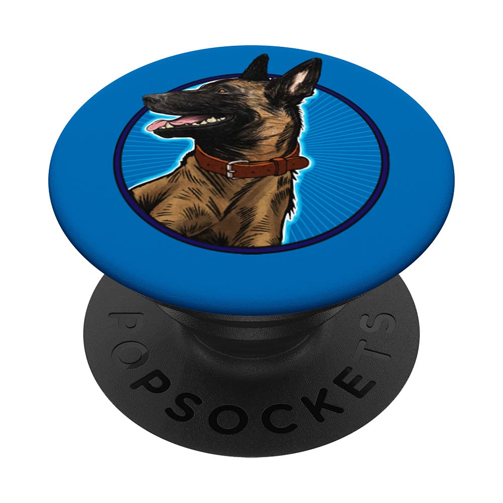 German Shepherd Dog Pop Art Mom Dad PopSockets Swappable PopGrip