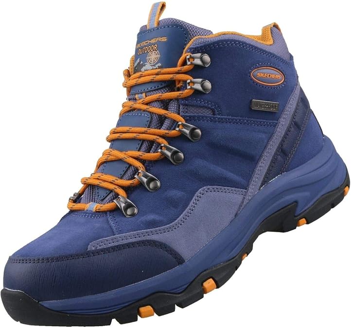 skechers boots blue