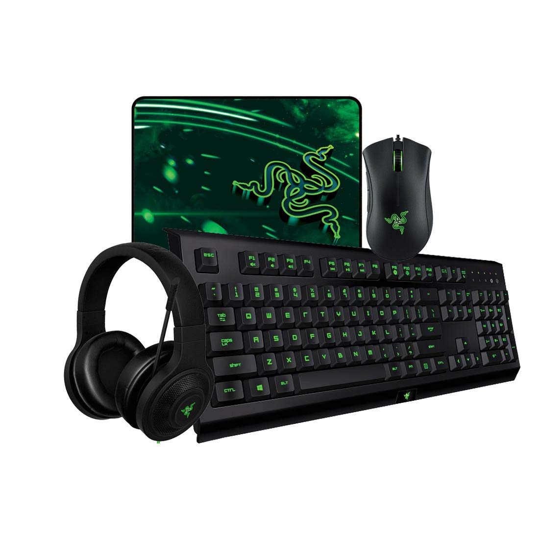 Razer Holiday Bundle 2018 RGB Gaming Keyboard Mouse and Mouse Pad