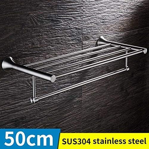 portasciugamani per il pavimento del bagno in nichel spazzolato