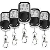 EunnacoTop 5 Packs 433.92MHz Copy Remote for Cloning Electric Rolling Driveway Gate Opener,Electric Rolling Driveway Gate Opener Universal Gate Controller Security Alarm Key Lock