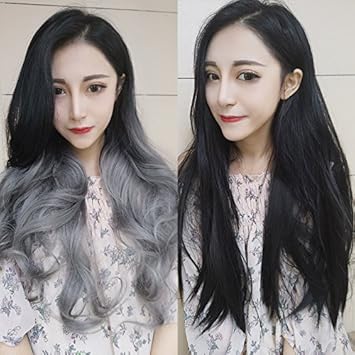 Amazon Com Semi Caps Type Wig Women Girls Female Long Hair Long