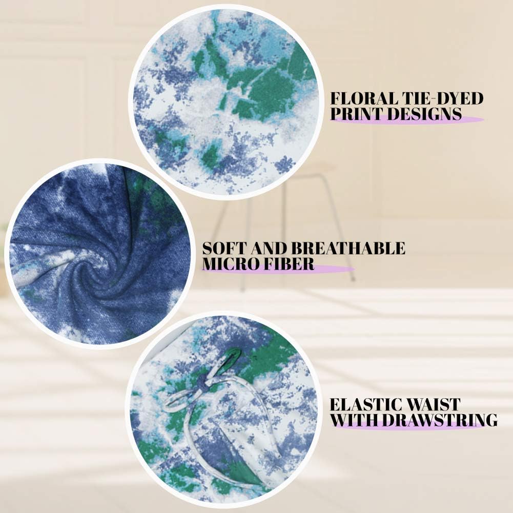 Buttery Soft Pajama Pants for Women – Floral Print Drawstring Casual Palazzo Lounge Pants Wide Leg for All Seasons at  Women’s Clothing store