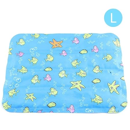 Arvin87Lyly Kühlmatte Hunde Kühlmatte Katzen Kühlmatte Kühlpad?Kühlung Pad Haustierbett Selbstkühlende Haustiermatte Sommer E