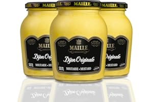Maille Dijon Original Mustard, 3 Pack, 500ml - Marinades, Condiments and Sauces