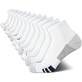Van Heusen Mens Quarter Socks - 12 Pack Soft Stretch Moisture Wicking Cushioned Athletic Ankle Socks for Men