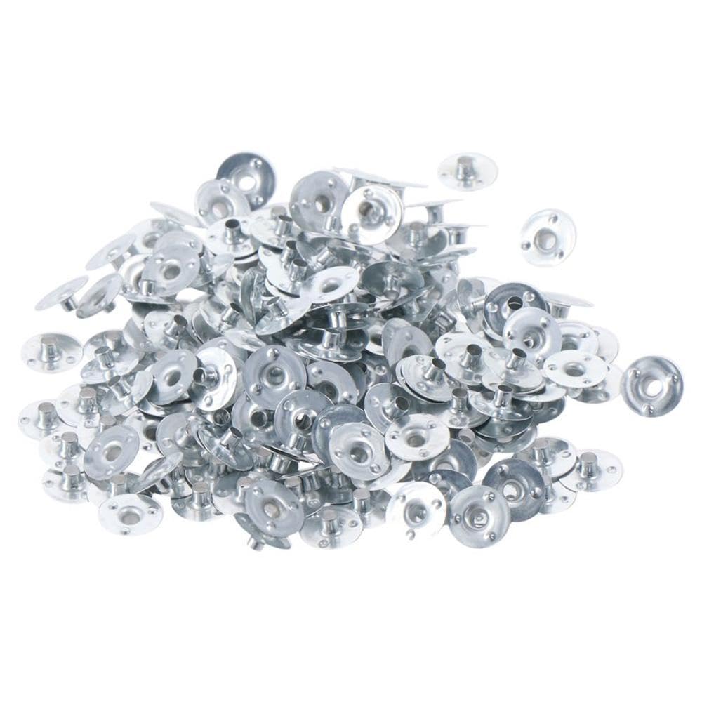 YYlingx 800Pcs Candle Wick Tabs 0.5inch Silver Wick Base Metal Candle Wick Sustainer Tabs Accessories for Candle Making DIY Handmade Craft Decorations