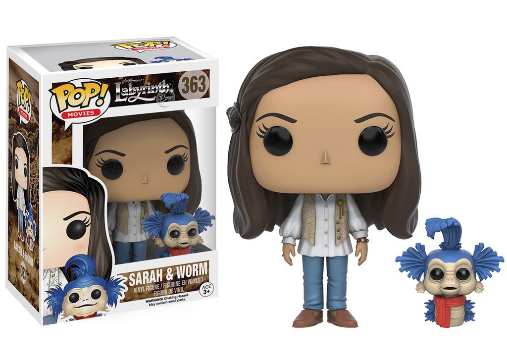 Funko POP Movies: Labyrinth - Figura de acción de Sara y Gusano