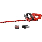CRAFTSMAN V20 Cordless Hedge Trimmer with Battery and Charger Included, 20 in. Blade, Rechargeable Bush Trimmer Cordless, Lightweight (CMCHT810C1)