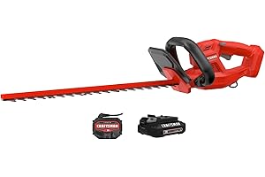 CRAFTSMAN V20 Cordless Hedge Trimmer, 20 inch, Battery and Charger Included (CMCHT810C1)